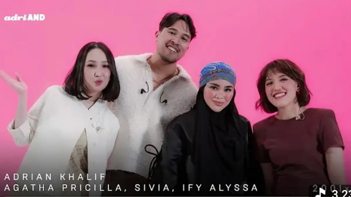 Kolaborasi Adrian Khalif & Agatha Pricilla, SIVIA, Ify Alyassa - 2001x. (foto: tangkapan layar YouTube)