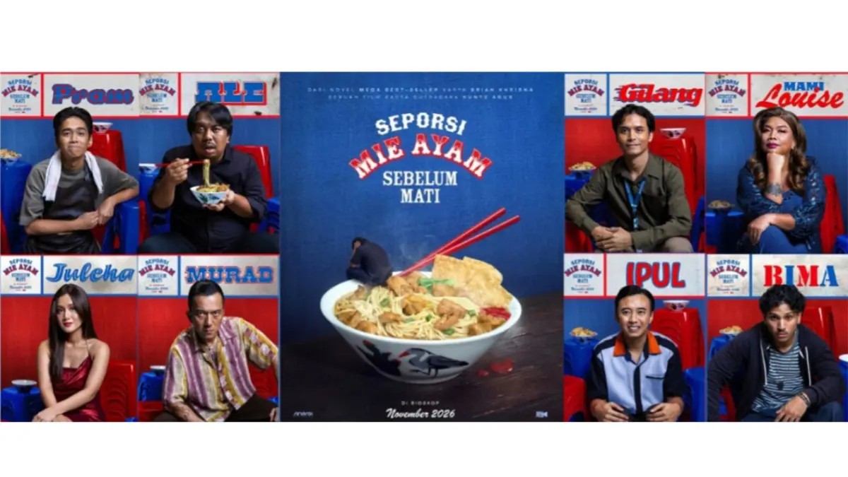 Film adaptasi novel Seporsi Mie Ayam Sebelum Mati. (Istimewa)
