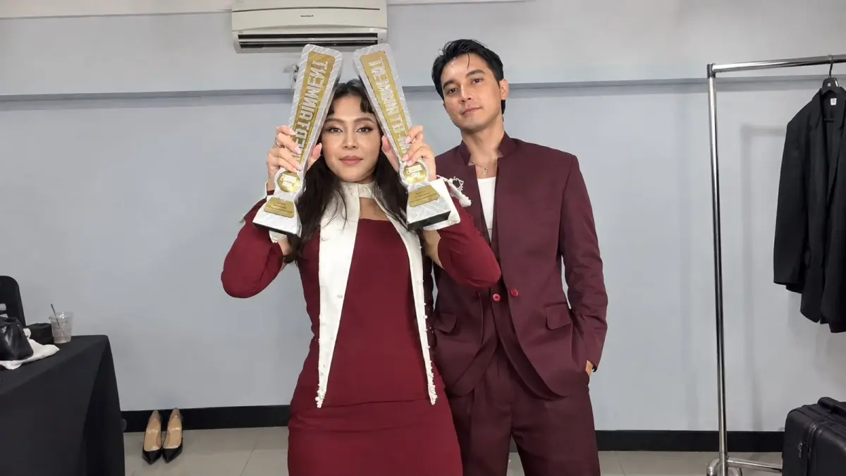 Sandrinna Michelle dan Junior Roberts