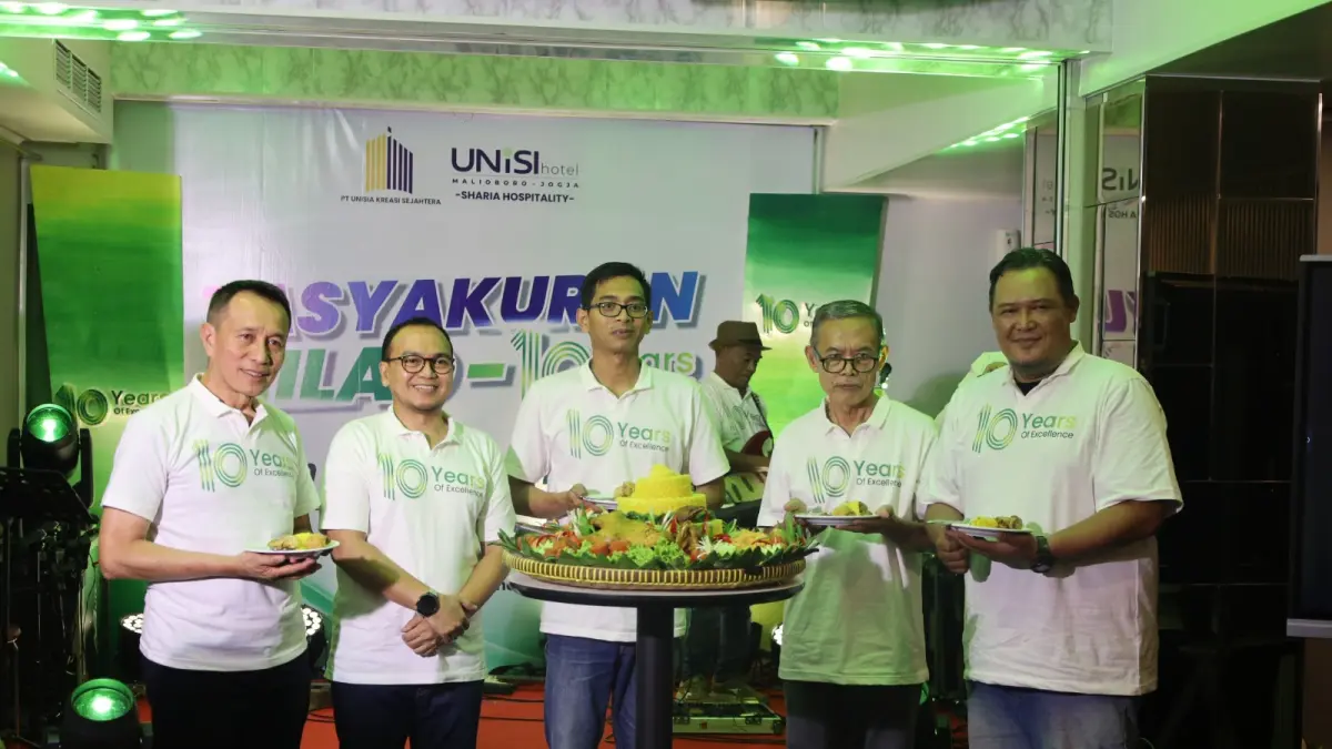 Unisi Hotel Malioboro Rayakan Satu Dekade Perjalanan