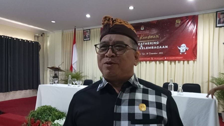 Ketua KPU Karangasem I Putu Dharma Budiasa.