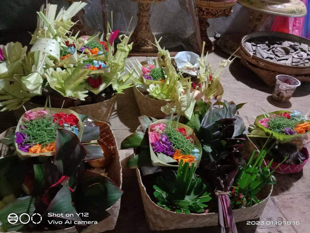 Sesayut Pasupati yang digunakan saat ritual Tumpek Landep untuk memasupati senjata dan ketajaman pikiran