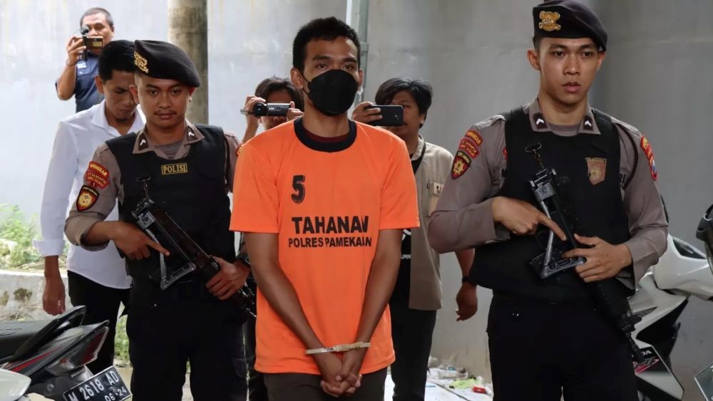 MASUK PENJARA: Youtuber Madura Kacong Arye ditangkap atas laporan kasus penyebaran video porno mantan kekasihnya.