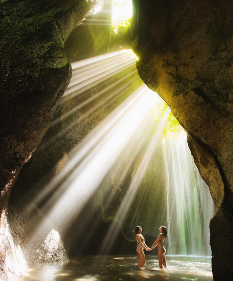 Air Terjun Tukad Cepung di Bangli.