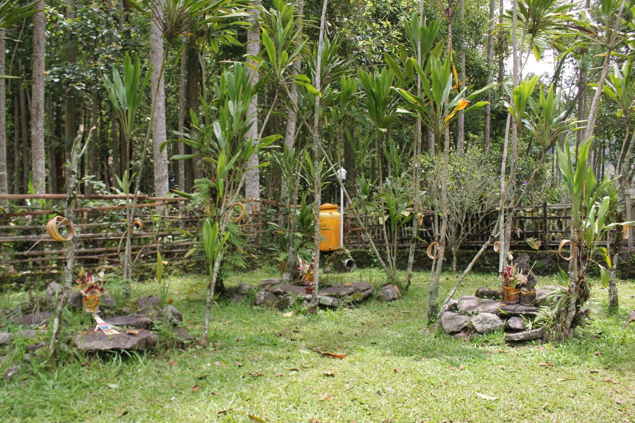 Bebaturan Asta Dasa Giri yang terdapat di pura Luhur Puncak Sari Desa Pancasari, Kecamatan Sukasada.