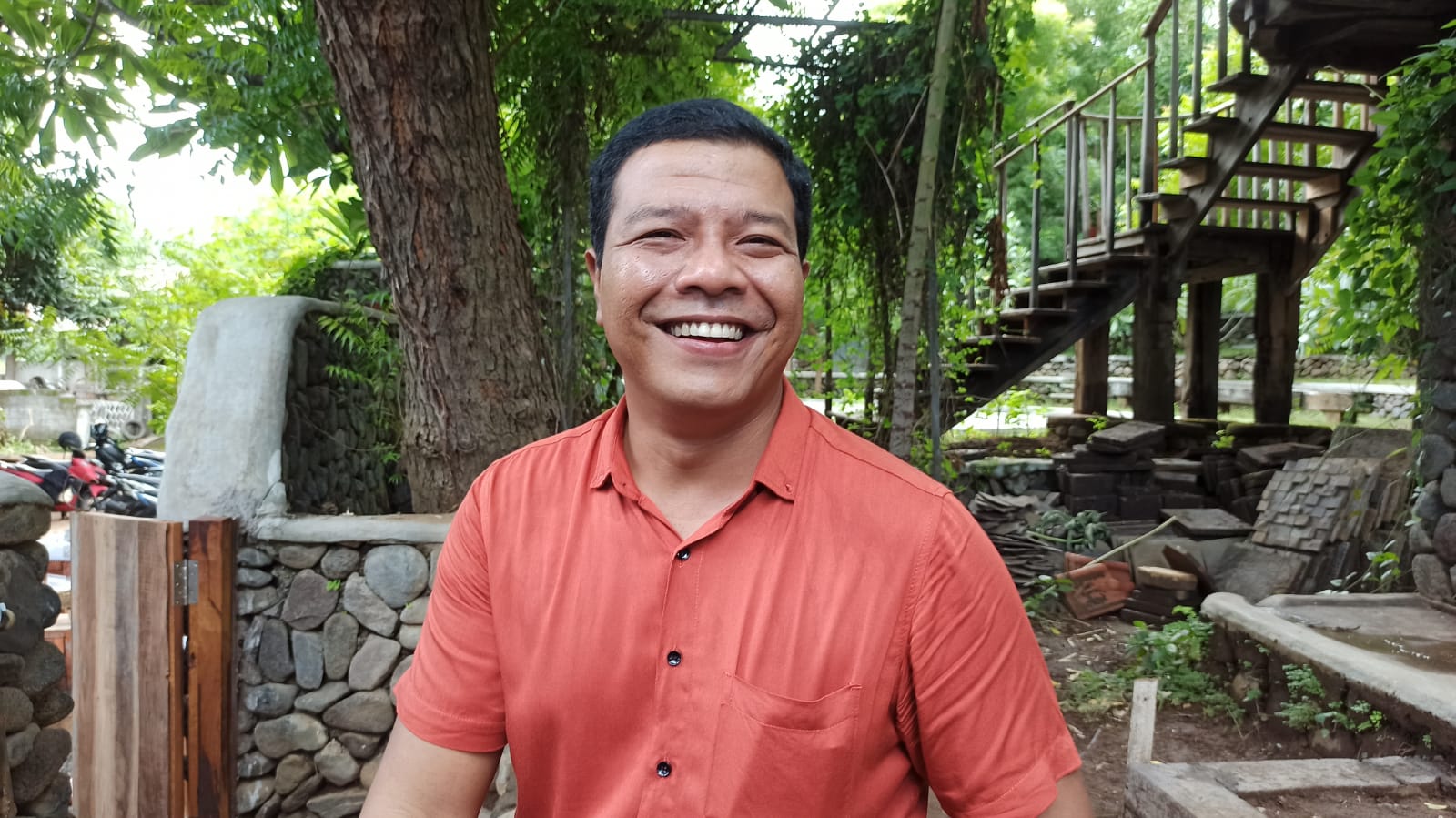 Caleg PDIP Dapil Tejakula, Dewa Komang Yudi Astara yang dipastikan lolos dengan raihan suara tertinggi kedua di Kecamatan Tejakula