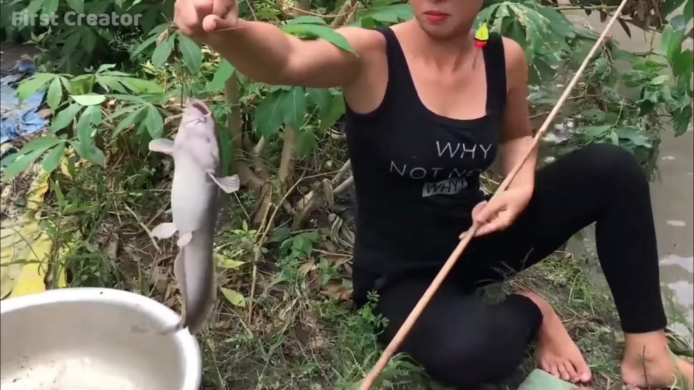 Mancing lele menggunakan umpan yang lebih dahsyat daripada cacing