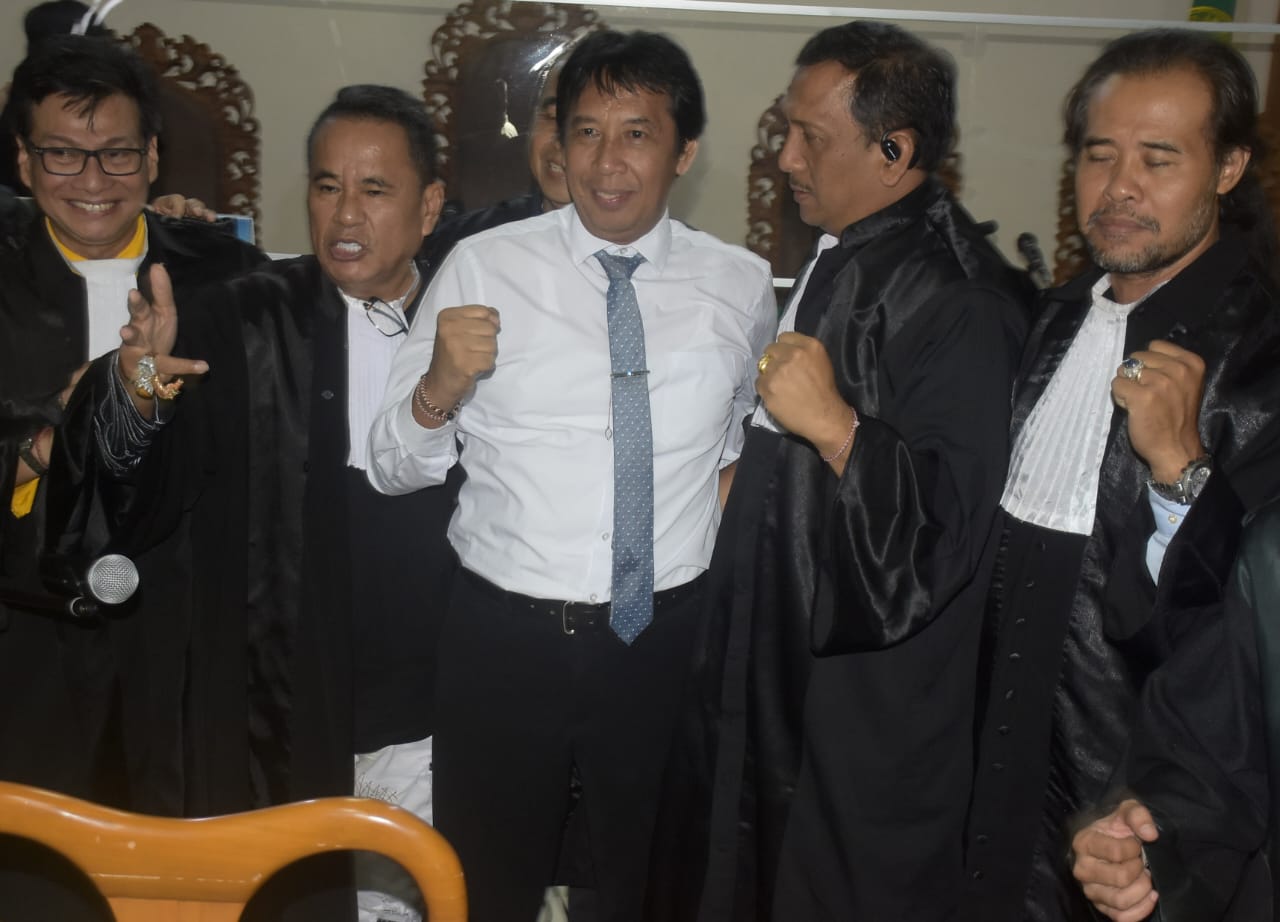 Mantan Rektor Unud, Prof Nyoman Gde Antara divonis bebas di Pengadilan Tipikor Denpasar, Kamis (22/2/2024).