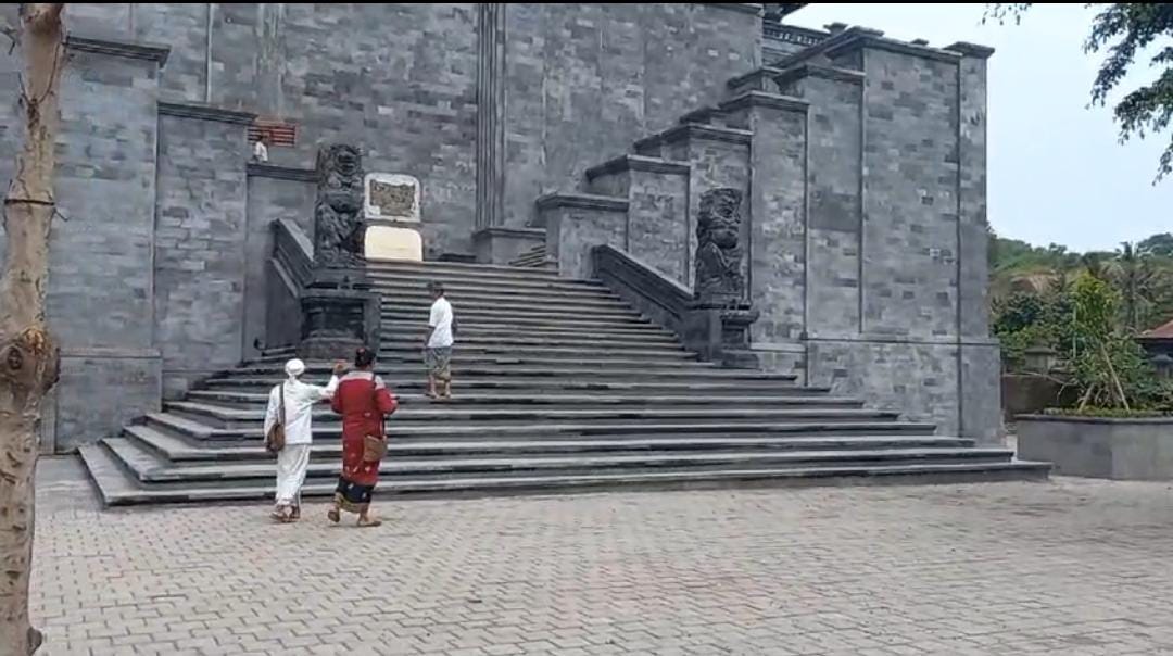 MENAKJUBKAN : Pura Penataran Agung Catur Parahyangan Ratu Pasek Linggih Ida Betara Mpu Ghana Rampung yang kini telah rampung dibangun. (Ist)