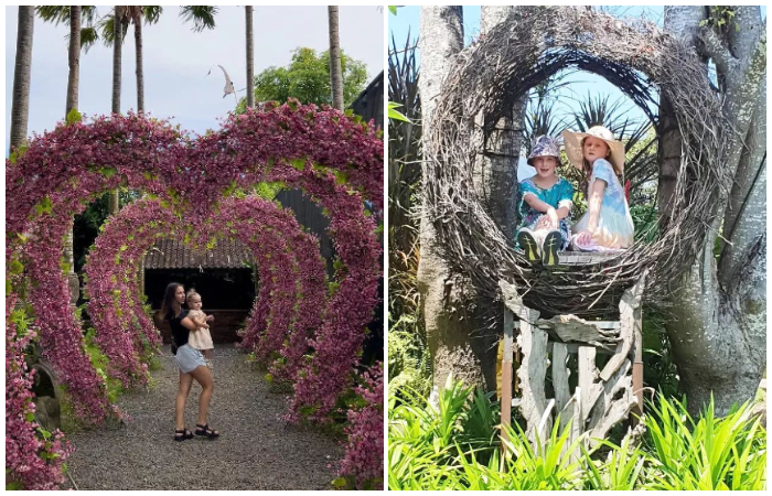 Salah satu spot menarik di Big Garder Corner Park, Bali.