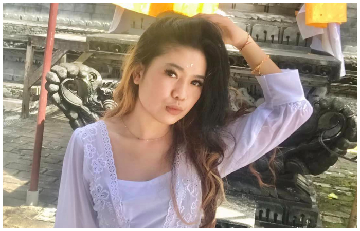 Dewa Ayu Ketut Sagita Clarisa Dewi, selebgram Bali yang terjerat kasus promosi judi online.