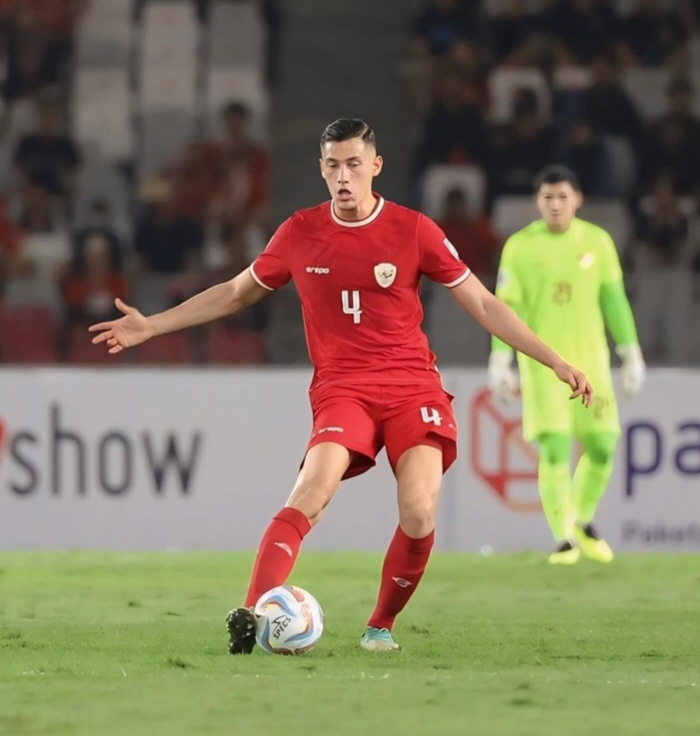 Jay Idzes dalam laga Timnas Indonesia Vs Vietnam di SUGBK, 21 Maret 2024