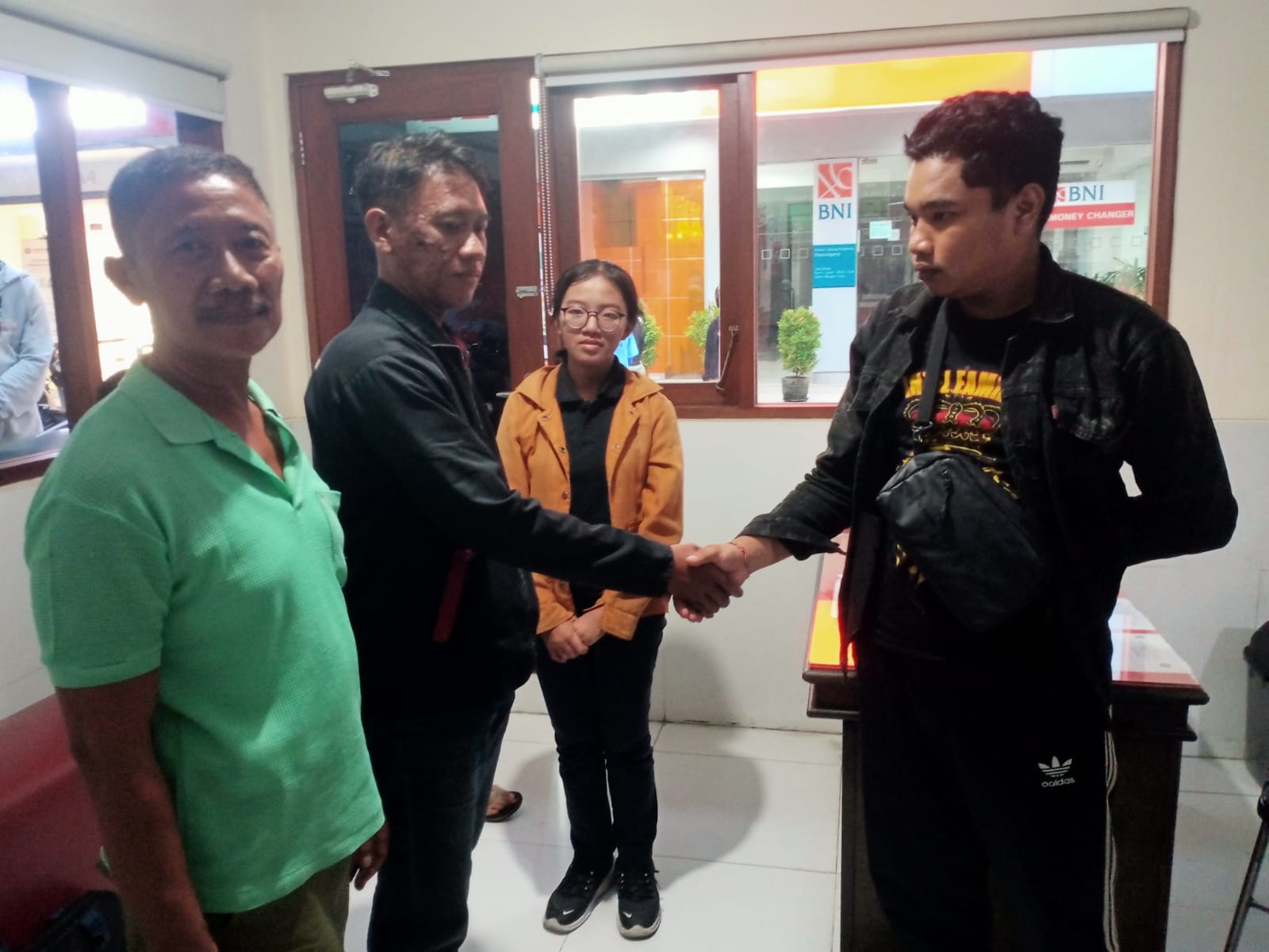 Dewa Gede Ags SUdiadnya (35), pengendara motor yang melakukan pemukulan terhadap pengendara lain di Denpasar.
