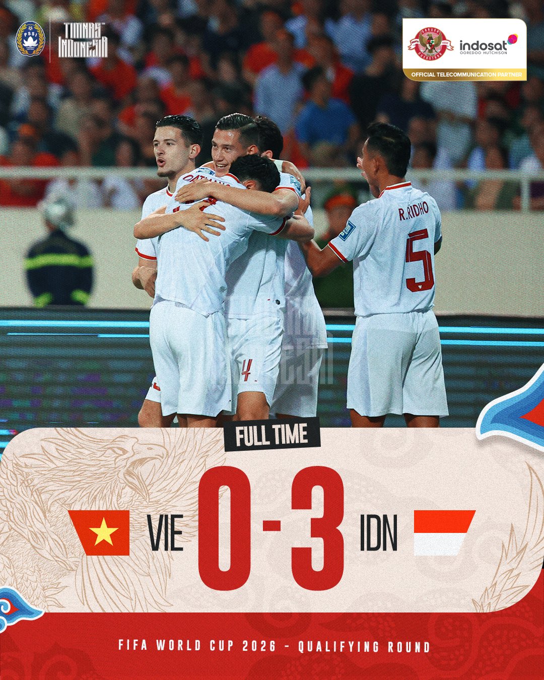 Timnas Indonesia menang atas Vietnam. PSSI didesak telepon Argentina untuk revans.