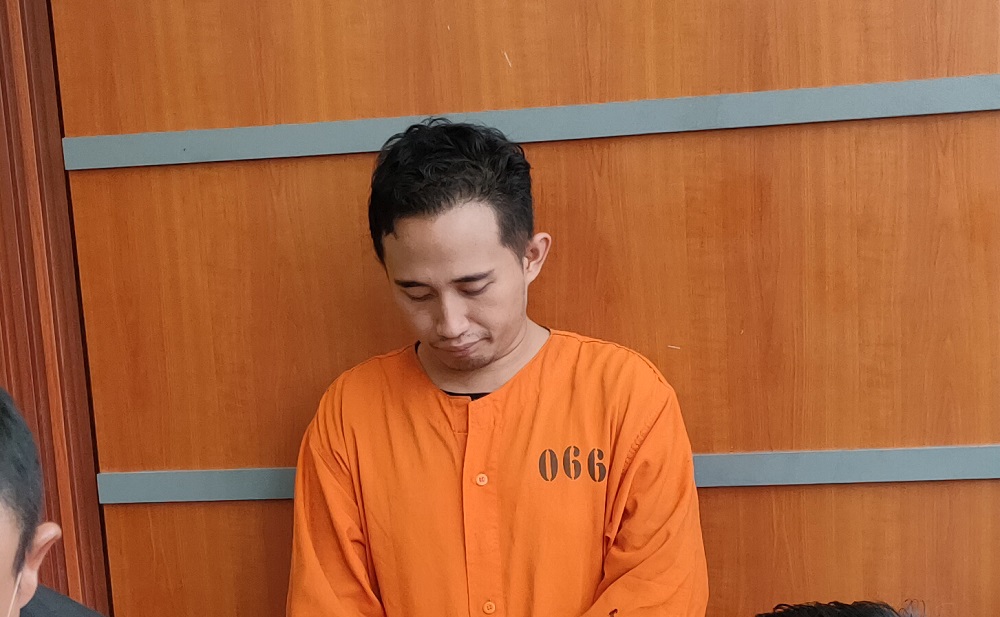 Putu Dedi Andika, pelaku penggelapan mobil di Sidetapa akhirnya ditangkap.