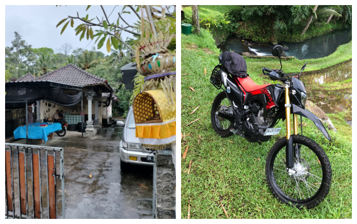 Motor trail hilang dari garasi motor di Tabanan