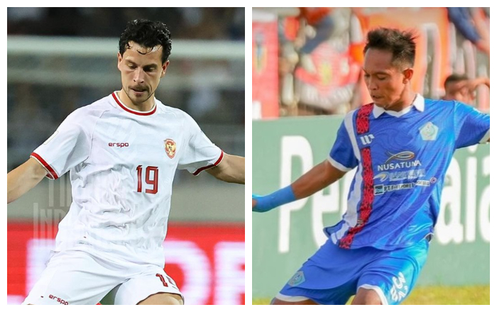Perbandingan pemain naturaliasi dan lokal Indonesia, Thom Haye dan M Tahir.