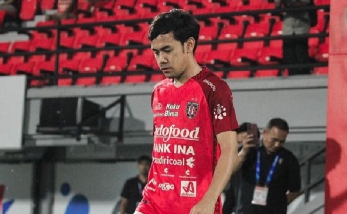 Gelandang bertahan Luthfi Kamal dicoret saat Bali United lawan Persikabo