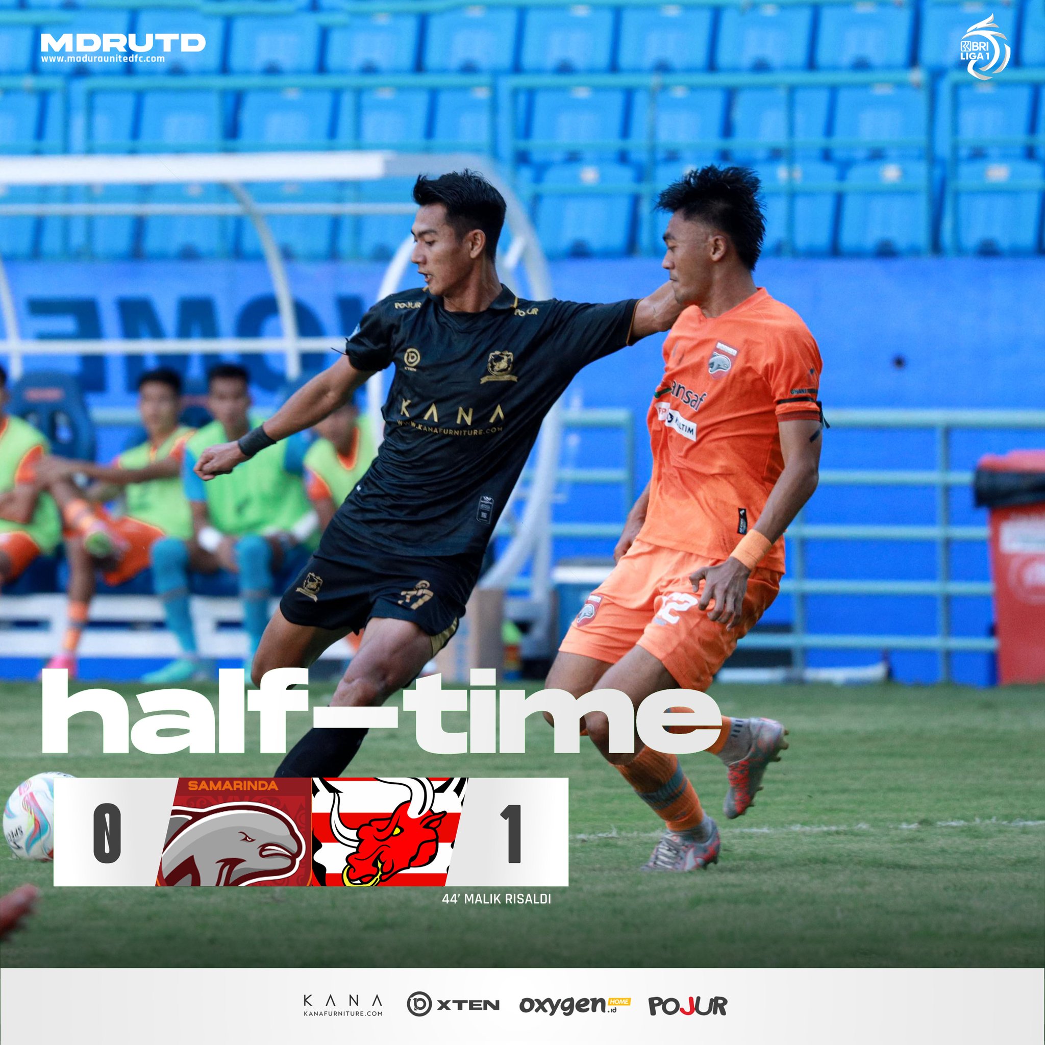 Borneo FC Vs Madura United di pekan ke-31.