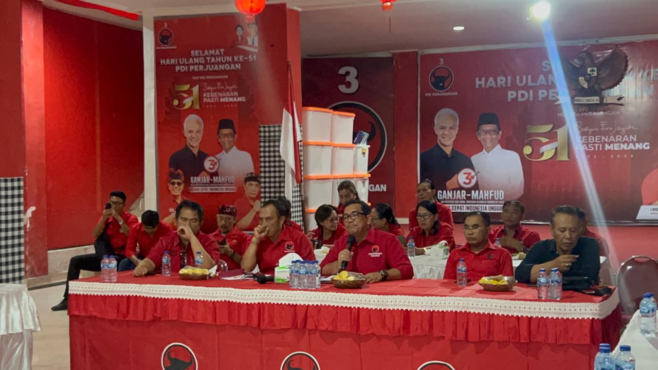 Rapat Pleno DPC PDIP Tabanan ingin kawin paksa Wayan Koster dengan Nyoman Giri Prasta