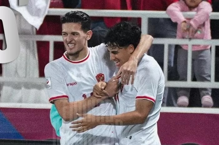 KELAS DUNIA: Dua gol Rafael Struick ke gawang Korea Selatan membawa Timnas Indonesia unggul 2-1 di babak pertama perempat final Piala Asia U-23 Qatar. (PSSI)