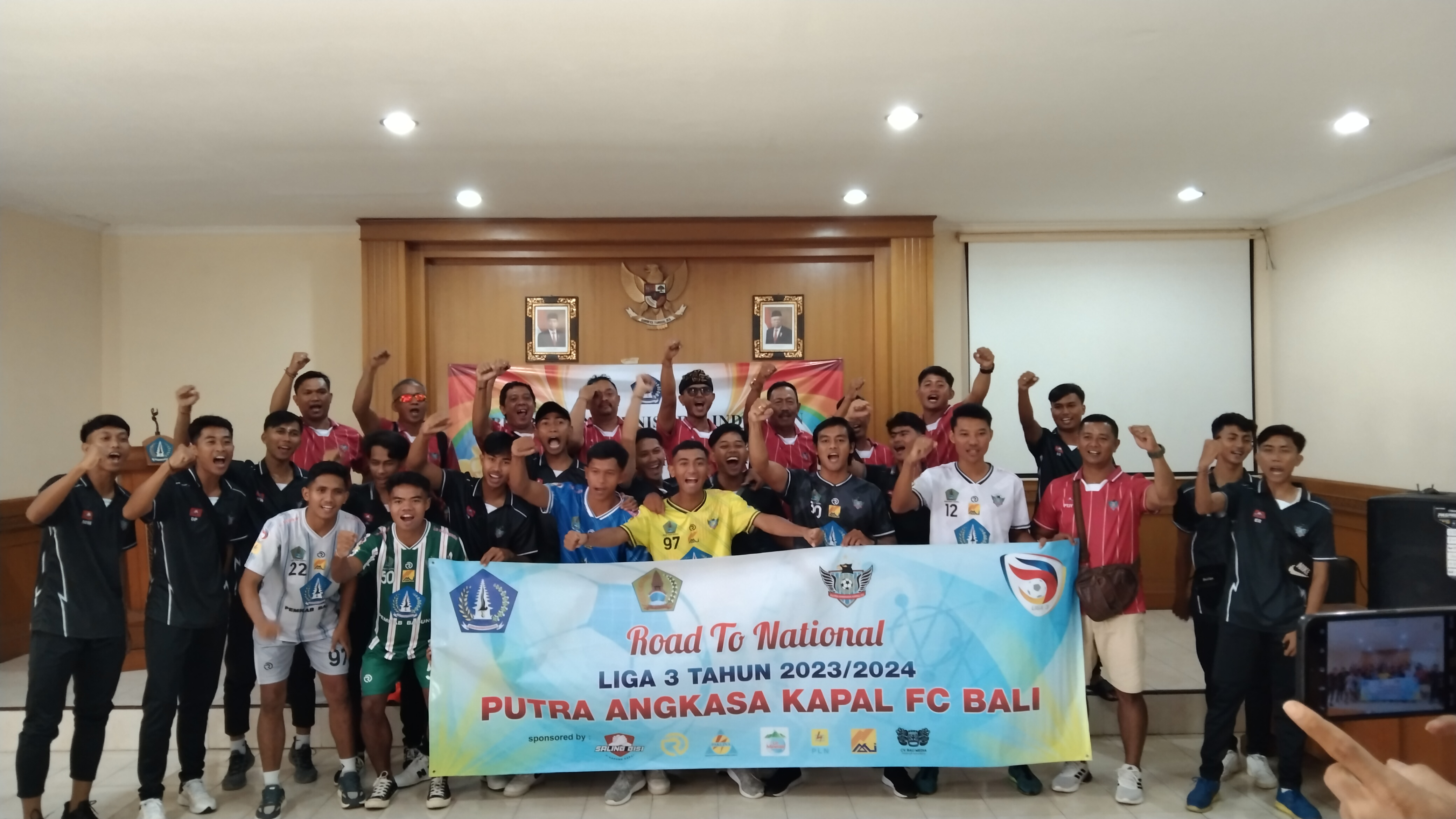 Pelepasan tim Putra Angkasa Kapal menuju Liga 3 Nasional sebagai wakil Badung dan juga Bali.