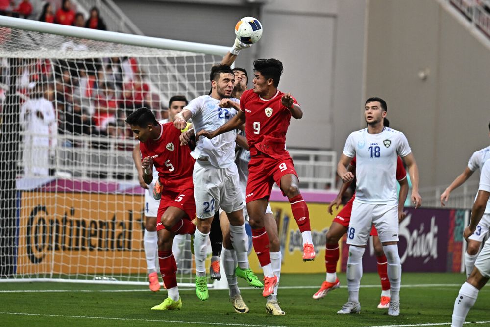 Timnas Indonesia U23 Vs Uzbekistan di semifinal Piala Asia U23