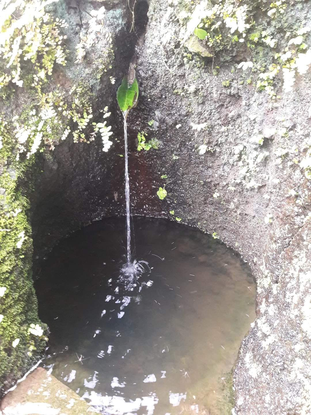 Mata air di Pura Yeh Lesung,Desa Bulian, Kecamatan Kubutambahan, Buleleng