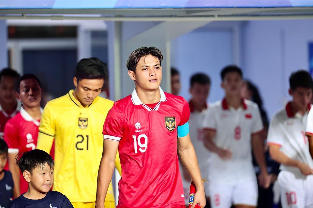 Alfeandra Dewangga menjadi kapten Timnas Indonesia kelompok umur.