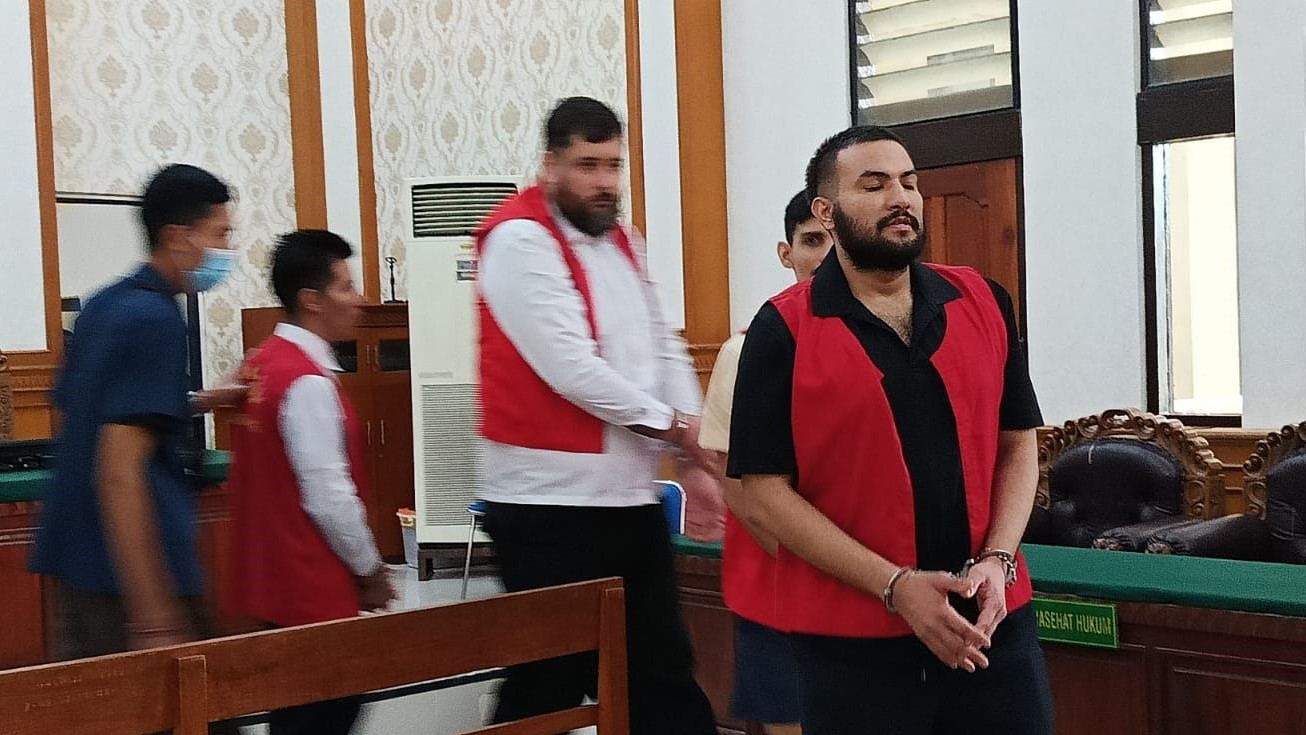 Inilah tampang empat anggota geng Meksiko yang lakukan penembakan turis Turki di Vila Palm House Mengwi Badung.