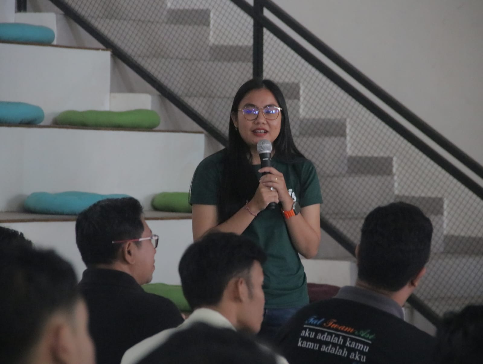 Acara Discussion Project Generasi Muda Peduli Sesama, di Gedung PLUT Singaraja.