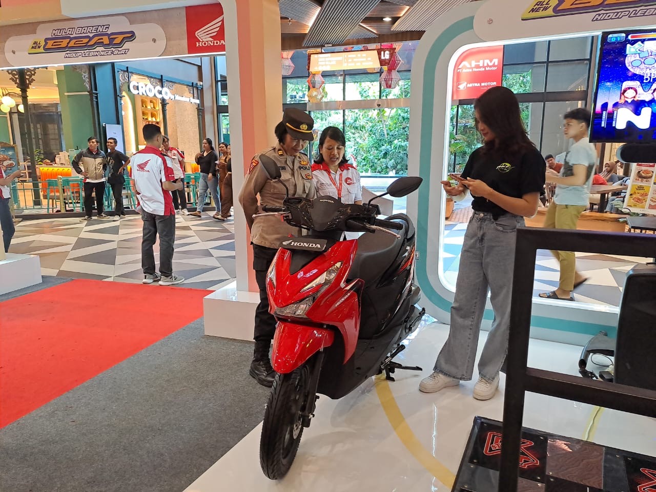 Astra Motor Bali, secara resmi memperkenalkan generasi terbaru dari All New Honda BeAT series dalam Regional Public Launching (RPL) All New Honda BeAT series, Sabtu (6/7/2024).