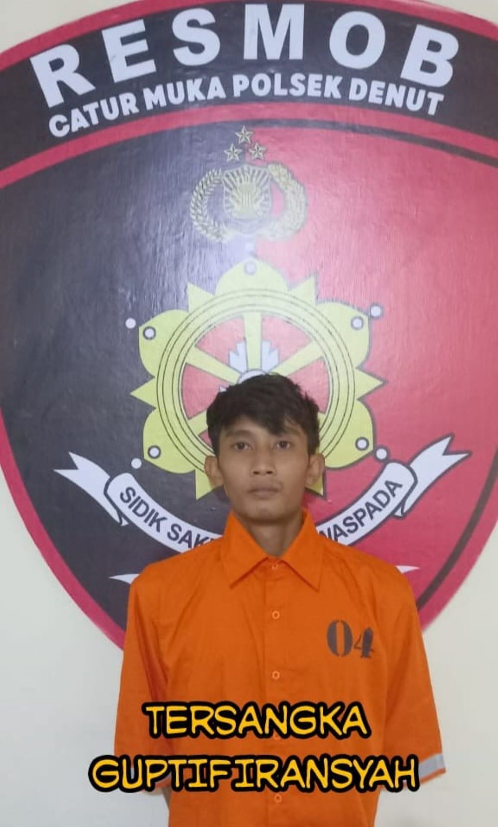 Guptifiransyah ,27, ditangkap Polsek Denpasar Utara atas tuduhan pencurian sepeda motor di Jalan Gatot Subroto (Gatsu) Tengah.