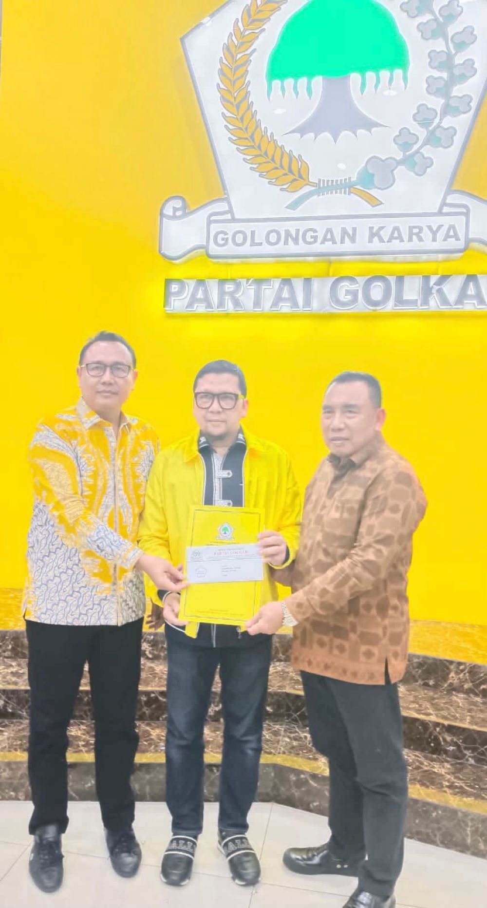 Partai Golkar akhirnya merekomendasikan pasangan I Nengah Tamba dan Suardana dalam Pilkada Jembrana.