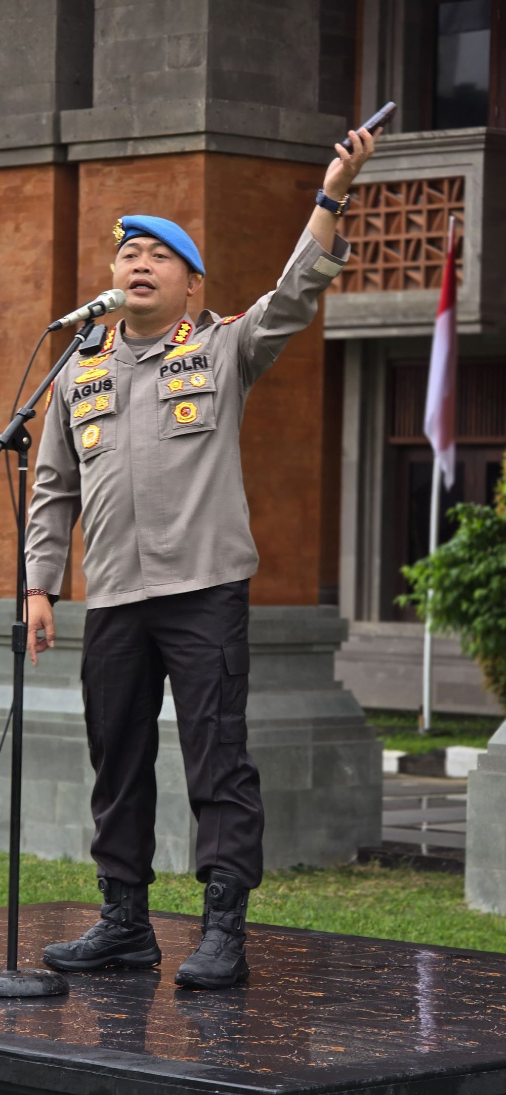 Kabid Propam Polda Bali, Kombespol I Ketut Agus Kusmayadi.