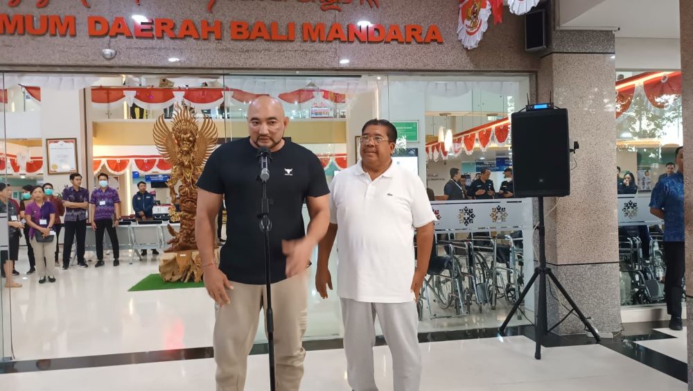 Pasangan Mulia-PAS jalani tes kesehatan hari pertama di RS Bali Mandara.