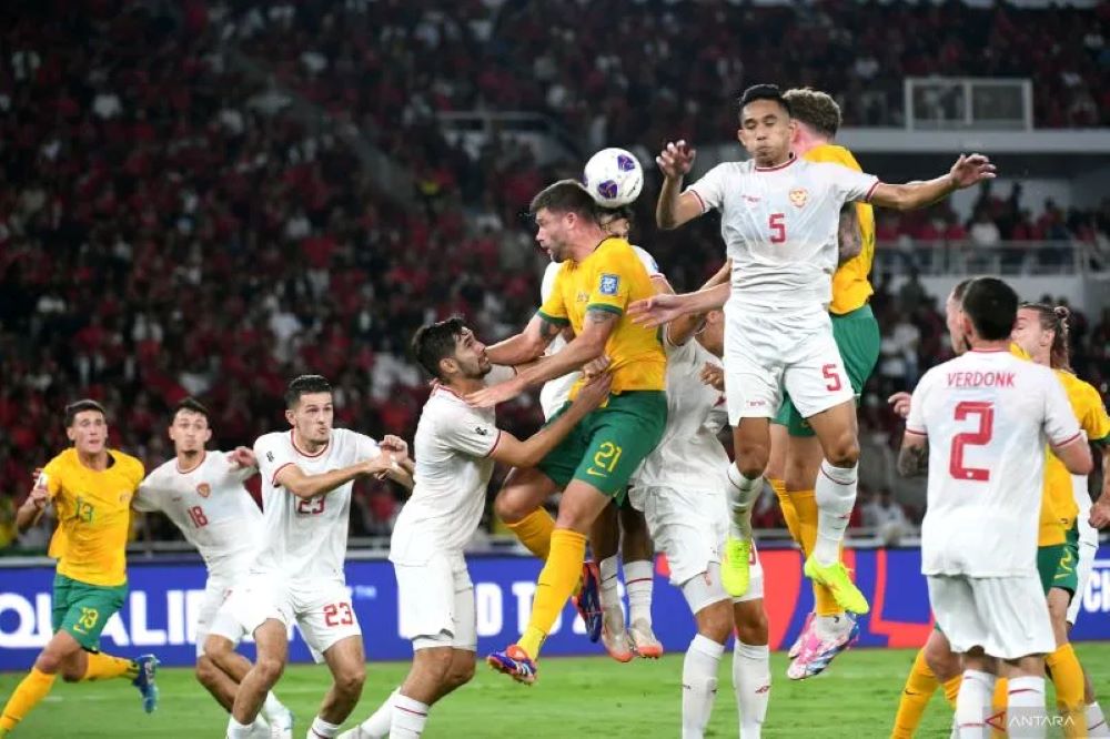 Timnas Indonesia berhasil menahan imbang Australia dengan skor 0-0 di Stadion Utama Gelora Bung Karno, Senayan, Selasa 10 September 2024.