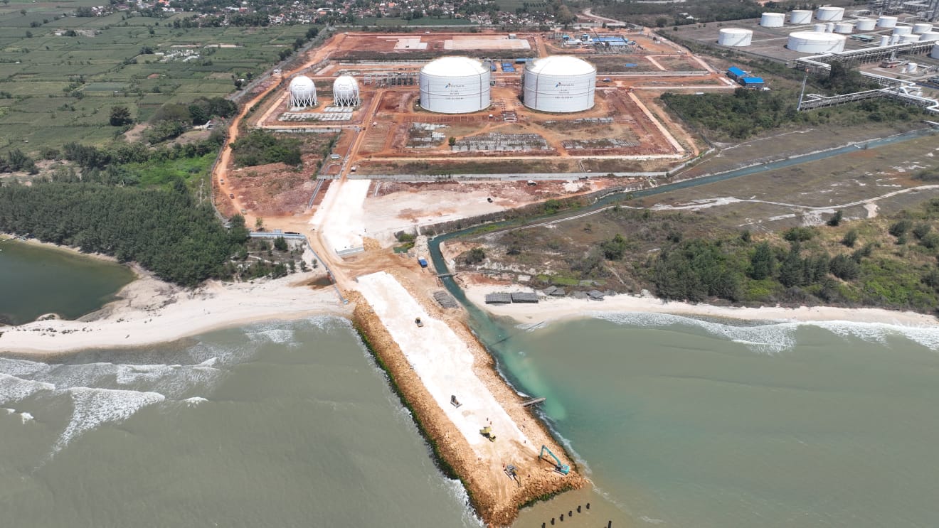 Terminal LPG (TLPG) Tuban di Jawa Timur.
