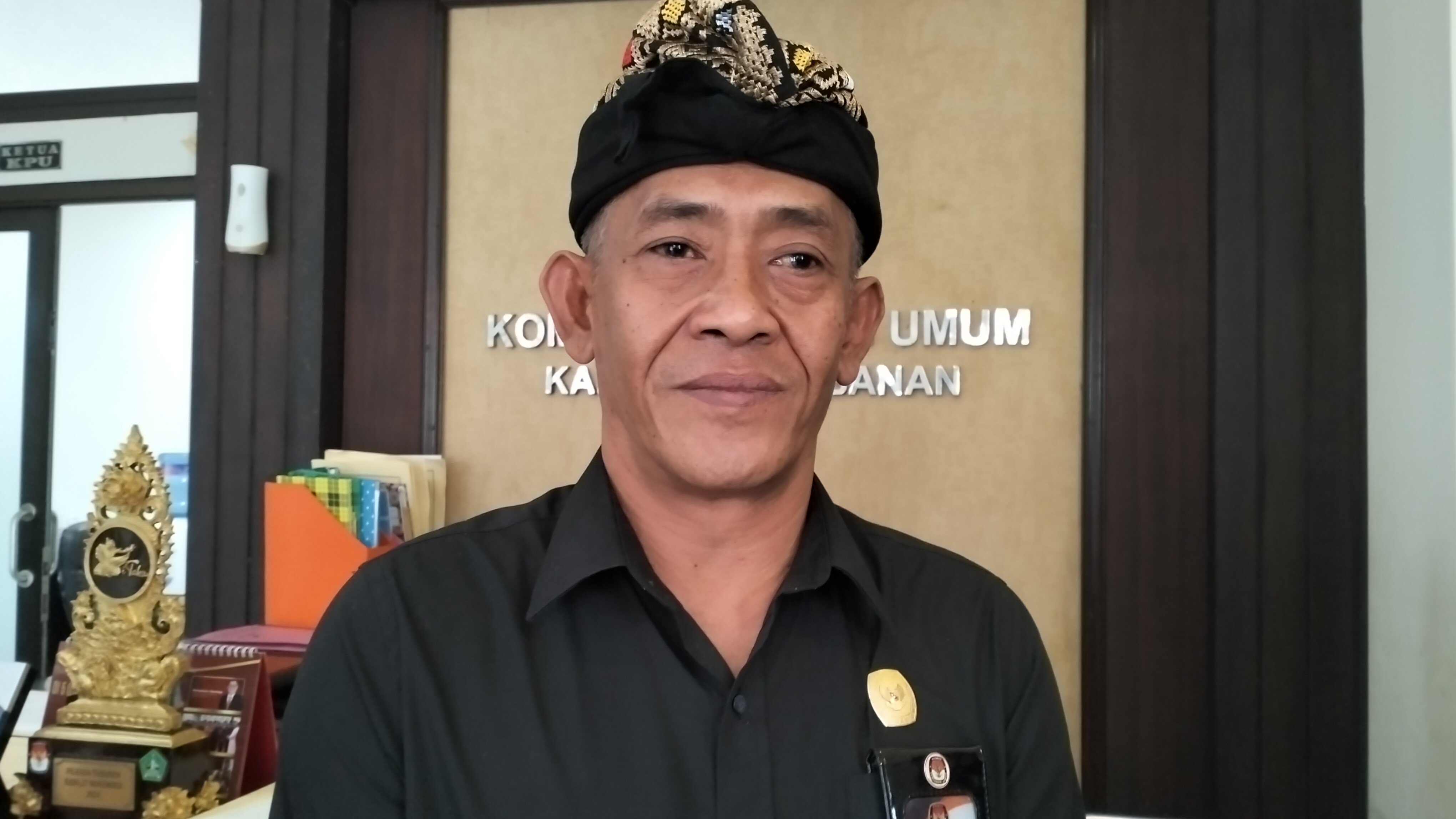 Ketua KPU Kabupaten Tabanan, I wayan Suwitra