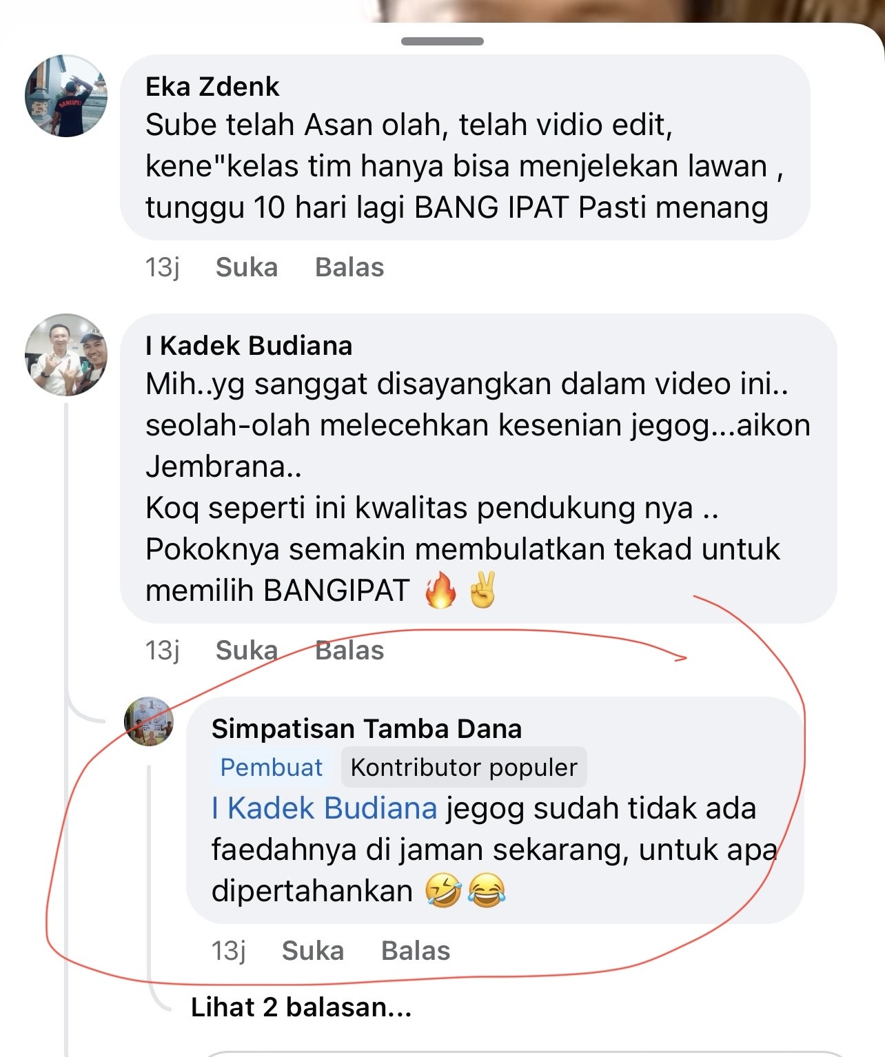 Postingan tentang kesenian jegog yang disebutkan sudah tidak ada faedahnya.