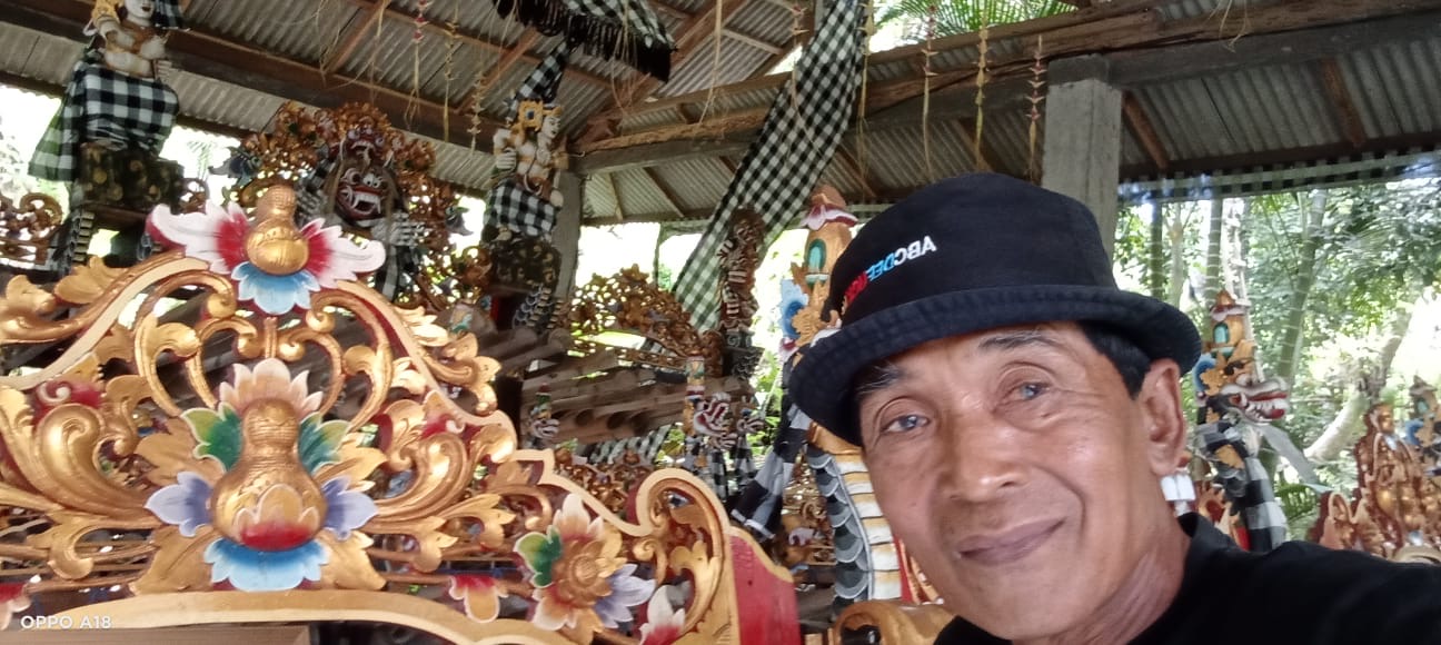 Seniman Jegog I Ketut Monoartha asal Desa Mendoyo Dauh Tukad.