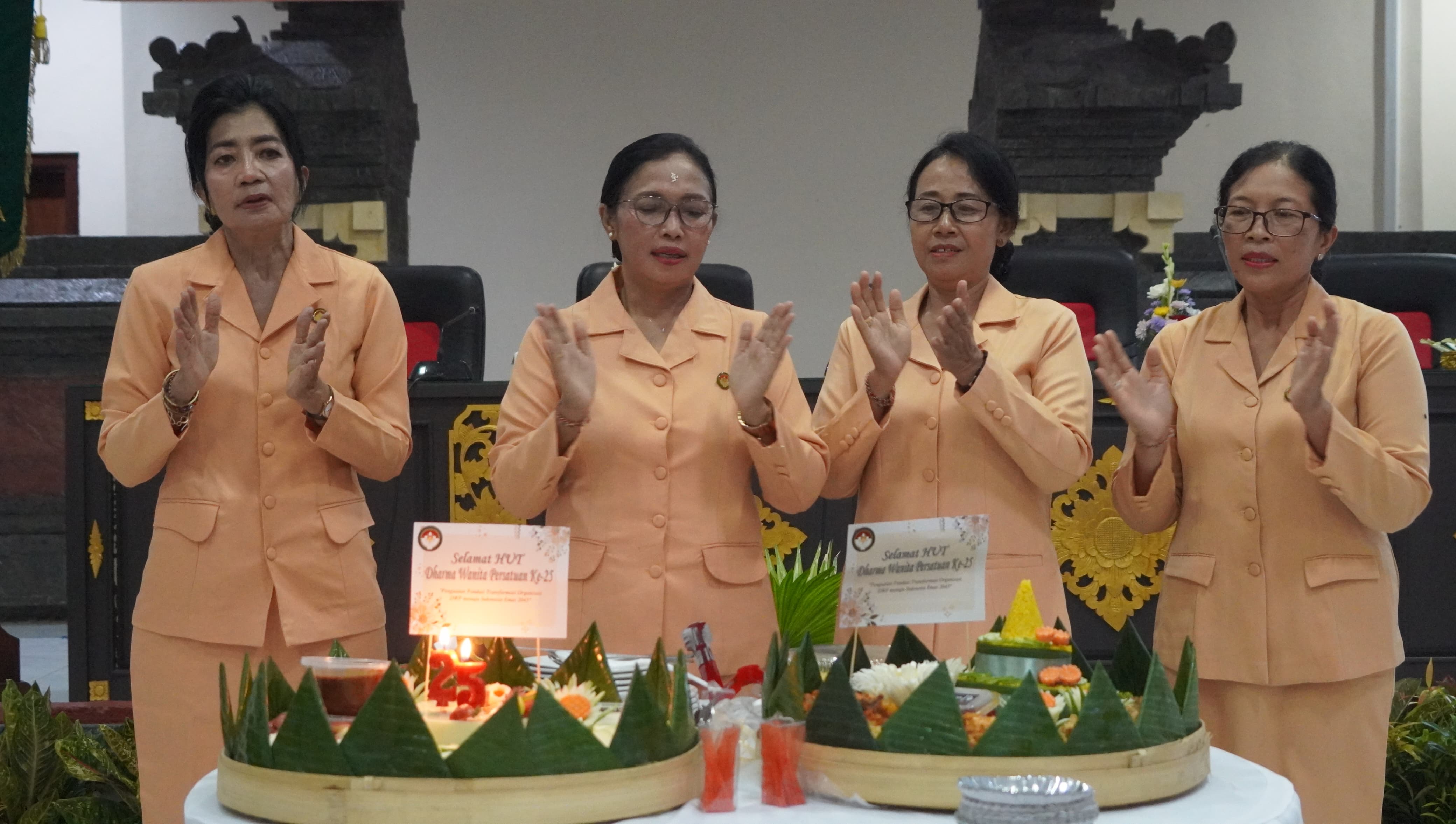 SEDERHANA : Perayaan HUT ke-25 DPW Jembrana yang digelar sederhana, Selasa (10/12/2024).