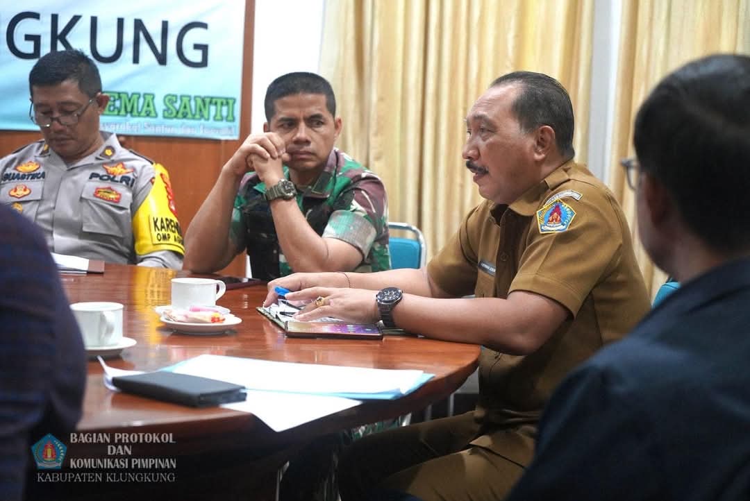 ANTISIPASI : Rapat Tim Terpadu Penanganan Konflik Sosial di Kantor Bupati Klungkung, Senin (16/12/2024).&nbsp;