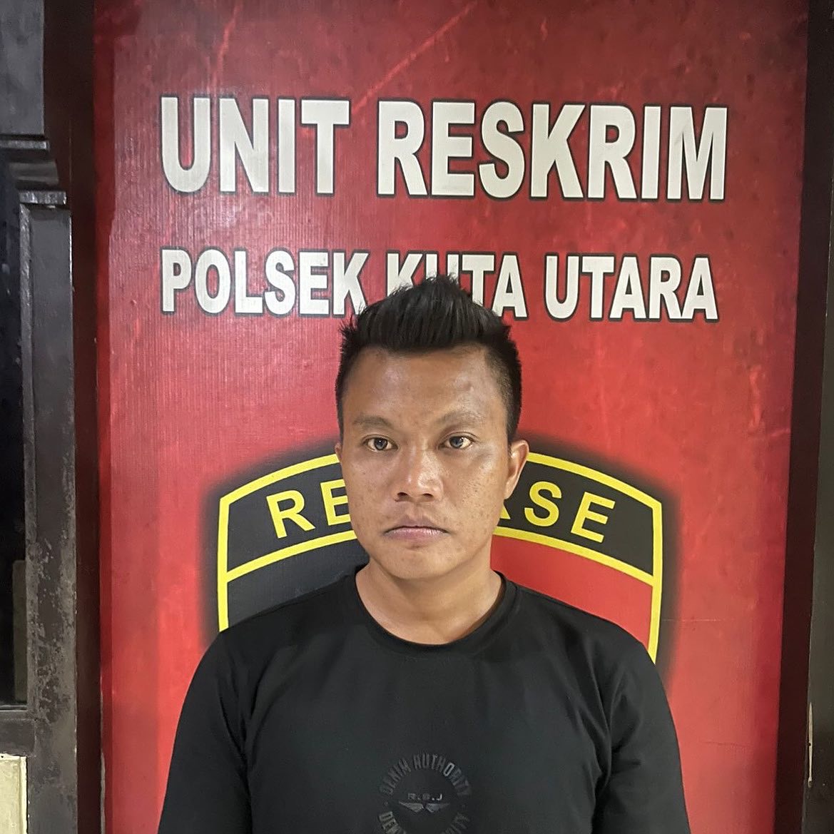 Ketut Suandita, saat digelandang di Mapolres Kuta Utara.