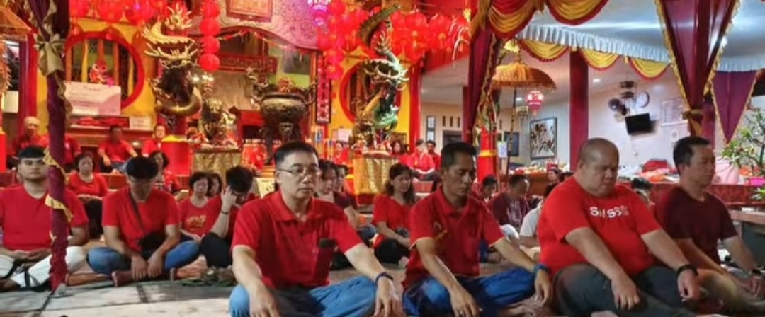 Perayaan Imlek Di Kongco Bio Vihara Darma Cattra Tabanan