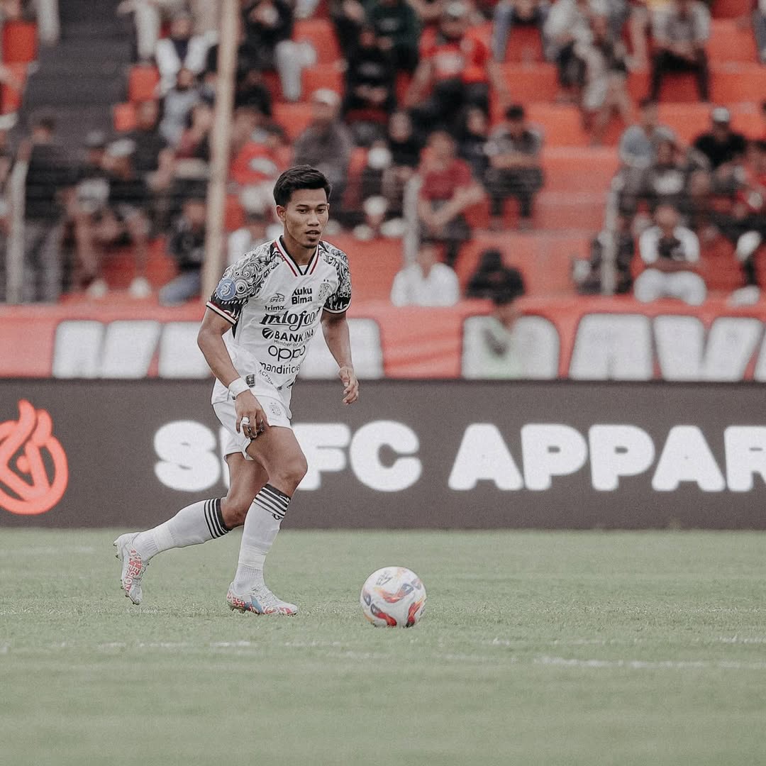 Agung Mannan langsung "nyetel" dengan permainan Bali United.