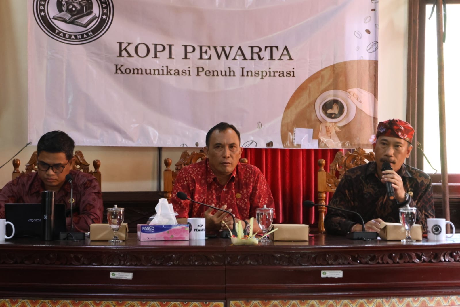 Acara diskusi &nbsp;Dilema Honorer Menanti Kepastian di Tengah Reformasi Birokrasi di Tabanan&nbsp;&nbsp; jumat (14/2).
