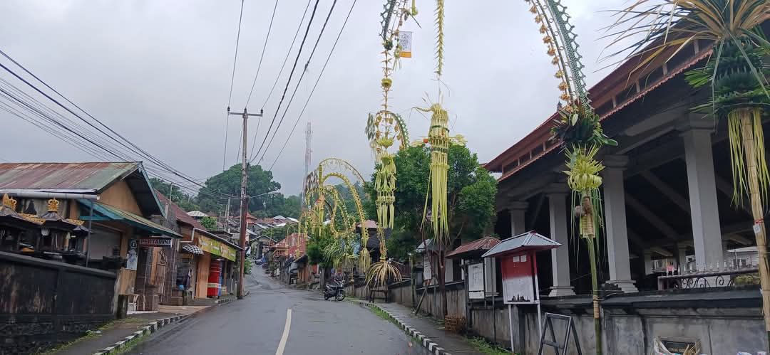 Salah sudut pemukiman warga Desa Sembiran Buleleng.