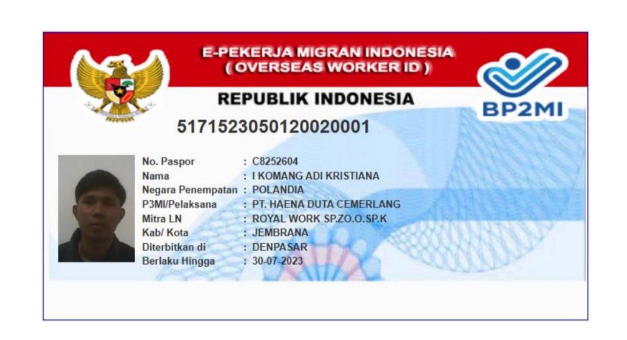 PMI asal Jembrana meninggal di Polandia.