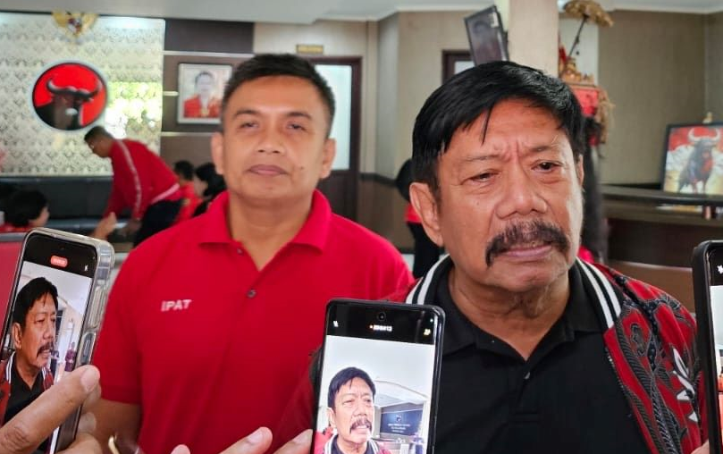 I Gede Winasa dan Ipat resmi ber-KTA PDI Perjuangan (PDIP).